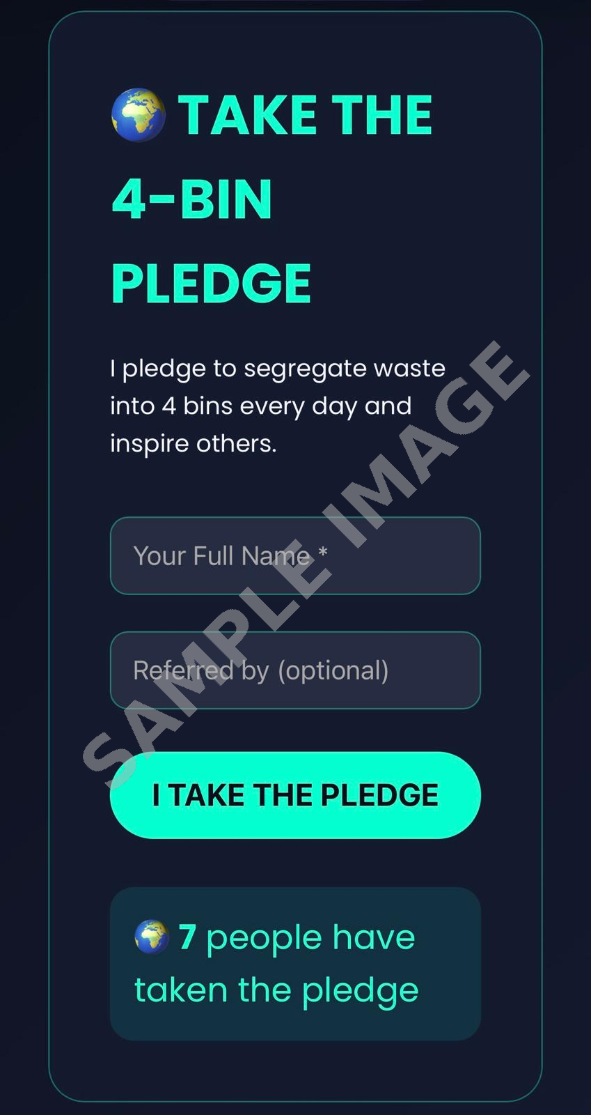 4-Bin Pledge