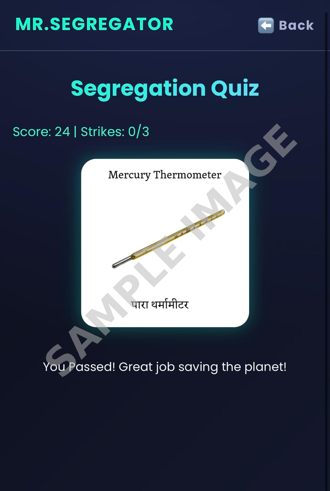 Segregation Quiz